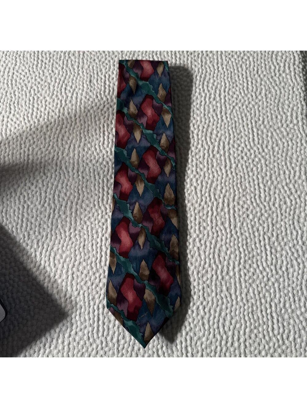 Men's J. Garcia Tie Blue Mountain Collection Six 100% Silk By STONEHENGE